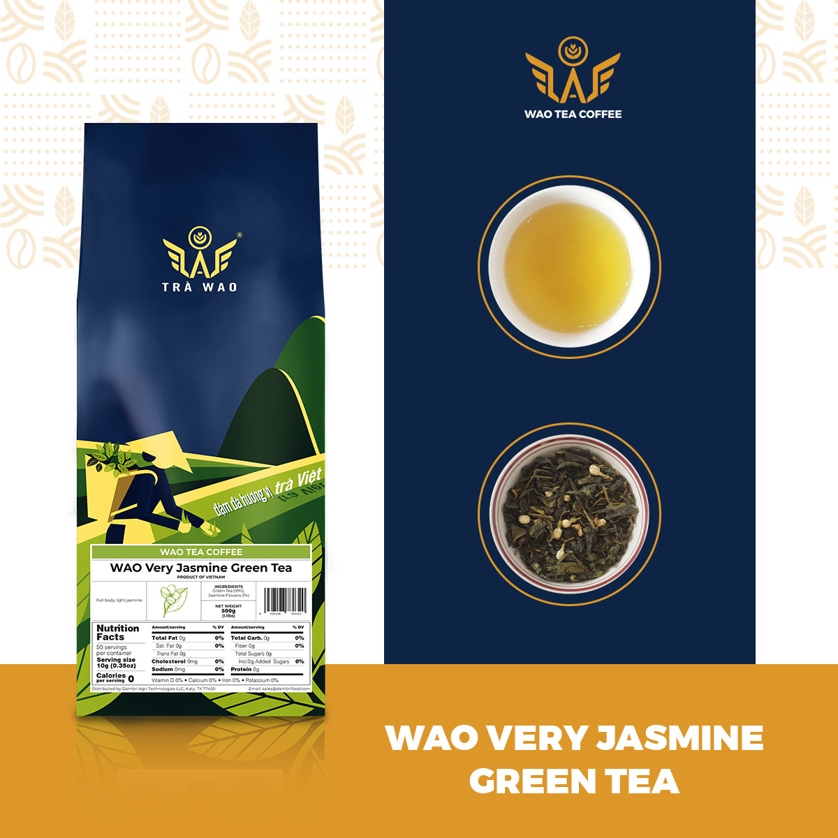WAO Very Jasmine Green Tea