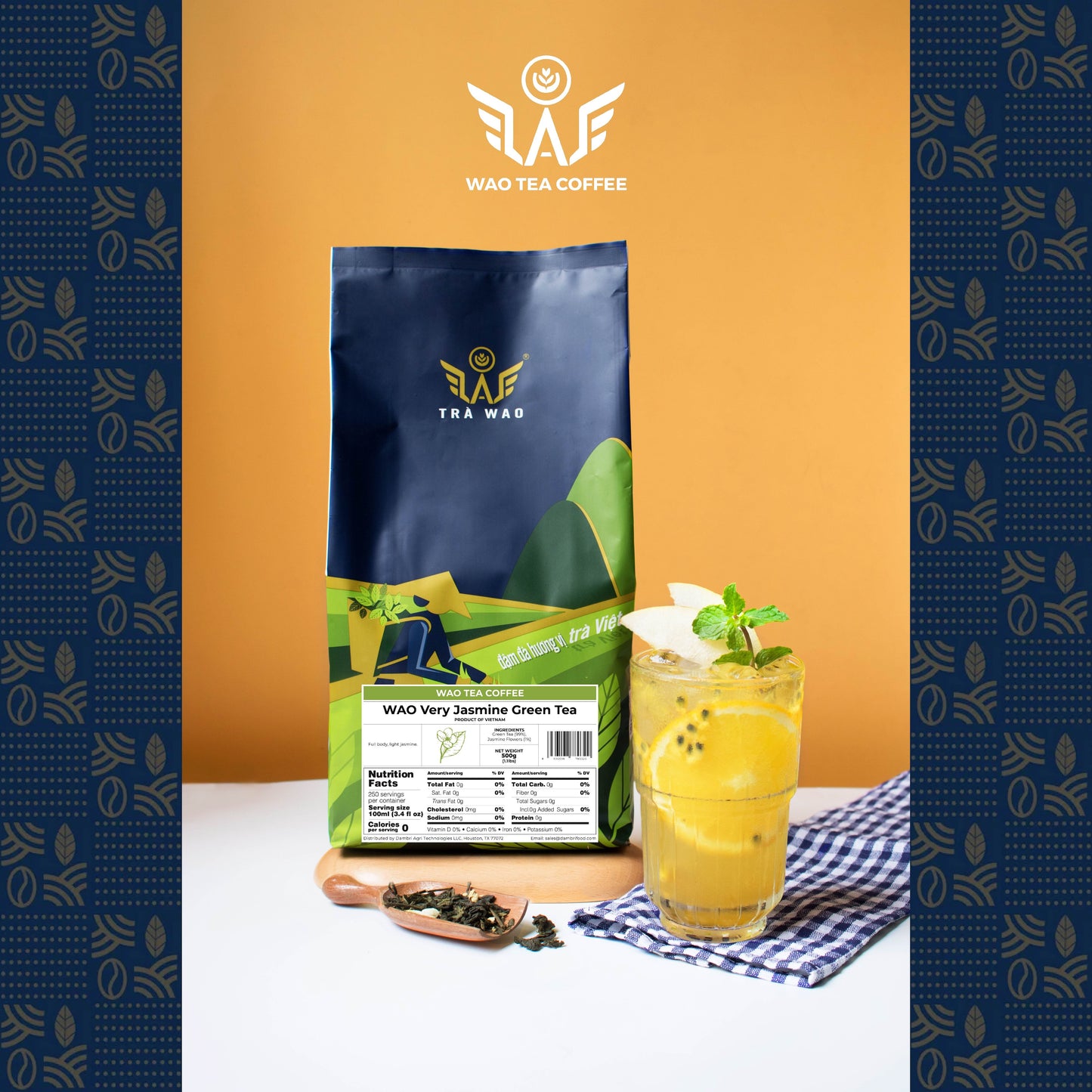 WAO Very Jasmine Green Tea