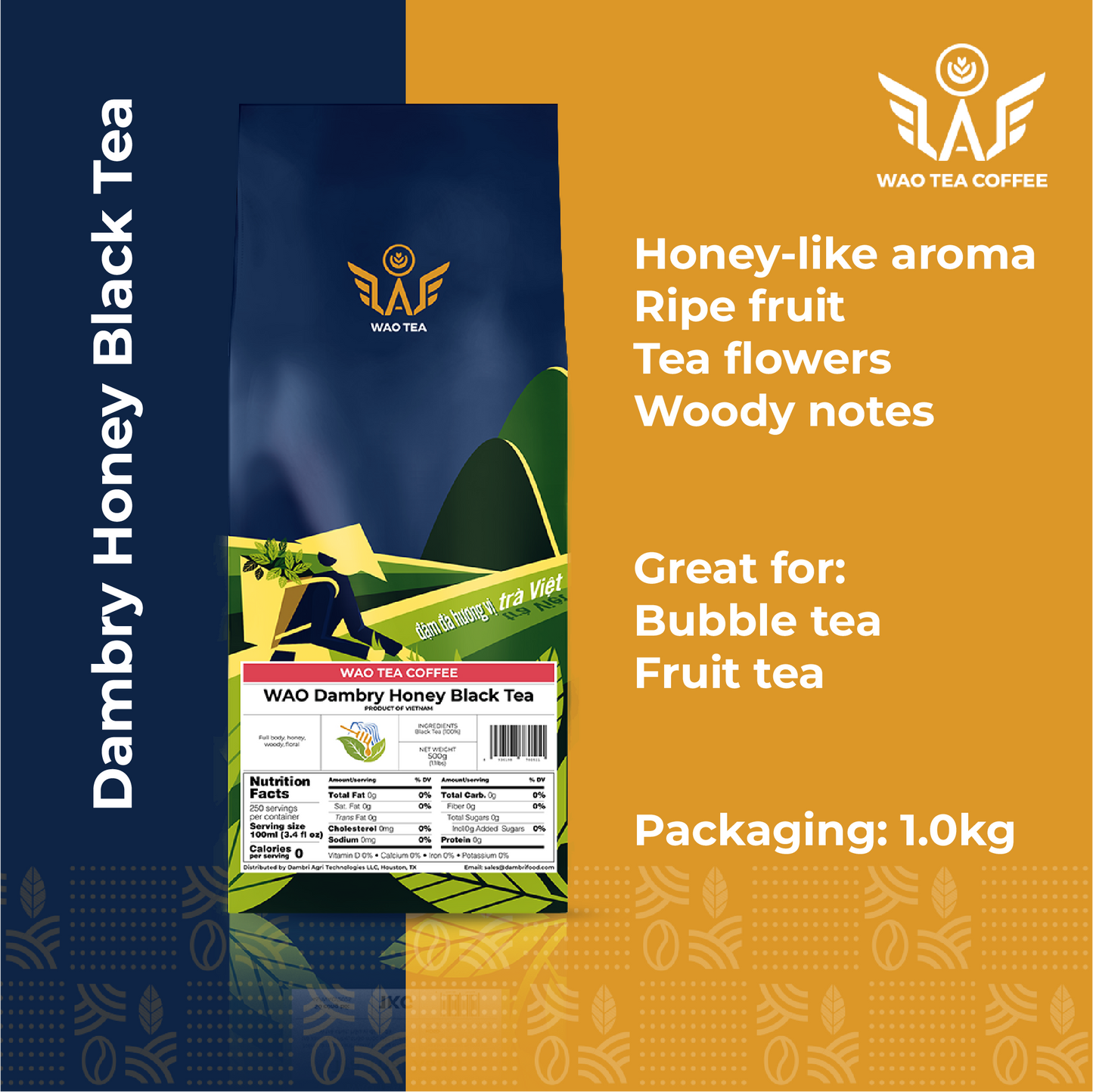 WAO Dambry Honey Black Tea