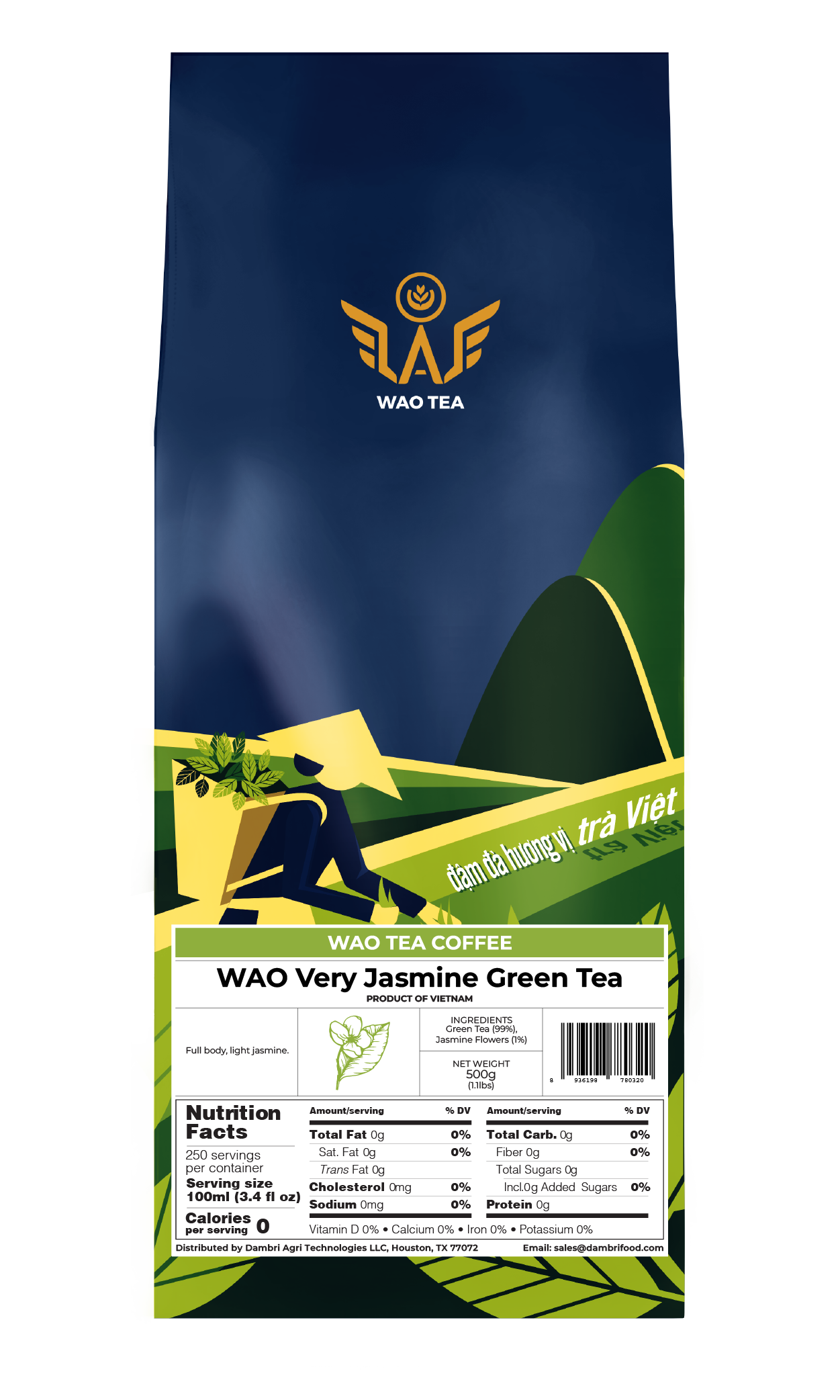 WAO Very Jasmine Green Tea